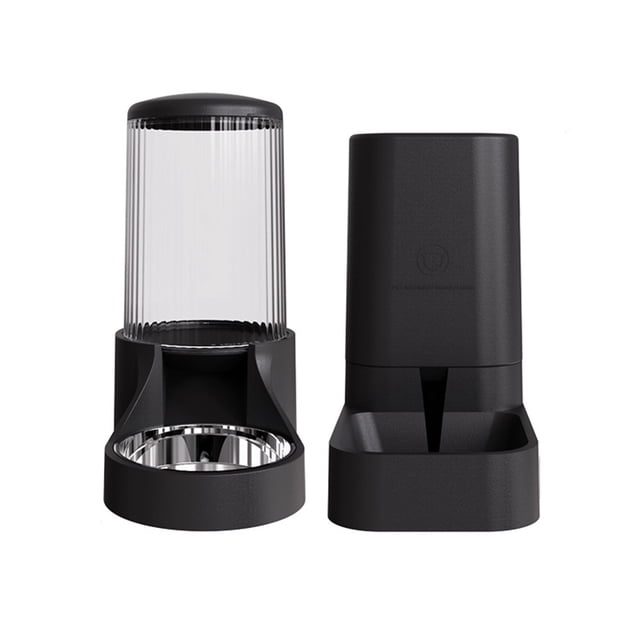 Alimentador automático de agua de gran capacidad con recarga de agua atomizada, alimentador automático de agua para perros y mascotas, cuenco para gatos, utensilios de comida