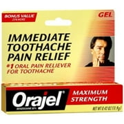 Orajel - Oral Pain Relief - Gel - 0.42 oz. - Tube