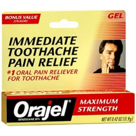 Orajel - Oral Pain Relief - Gel - 0.42 oz. - Tube
