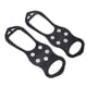 thumbnail image 1 of Anti Slip Ice Traction Cleats, 5 Tooth Ice Snow Grip Strengthened Black Simple Cold Resistance Gourd Type For Snow Mountaineering ANGGREK Otros, 1 of 8