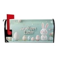 thumbnail image 3 of Ryvnso Mailbox Cover Cute Easter Bunny and Eggs Magnetic Mailbox Wrap Standard Size 21x18 Inch, 3 of 8