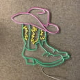 thumbnail image 5 of Handmadetneonsign Boots Cowboy Neon Sign, Boots Cowboy Wall Art Decor, Western Hotel Pub Cafe Wall Decor, 5 of 5