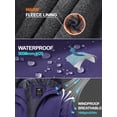 thumbnail image 6 of Pdbokew Women's Winter Coats Waterproof Snow Ski Jacket Warm Fleece Purple XL, 6 of 9