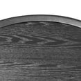 thumbnail image 3 of homeroots living room Modern Elegance Black Ash and Black Modern Round Coffee Table, 3 of 4