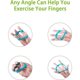 thumbnail image 5 of Hand Grip Strengthener Silicone Strengthening Ring Finger Training Rubber Band Set for Hand Training and Exercise Relieve Pain in Wrist and Thumb 6 Pieces, 5 of 5