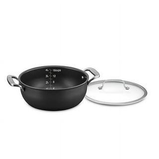  Cuisinart 6445-22 5-Quart Dutch Oven with Cover,  Black/Stainless Steel: Home & Kitchen