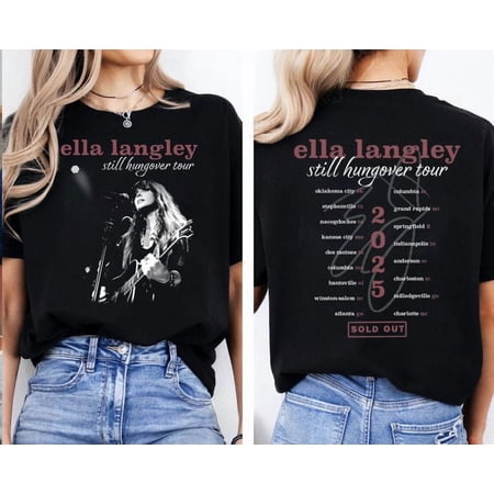 Ella Langley 2025 Tour T-Shirt Unisex T-Shirt, Sizes S-5XL - Gategoo
