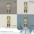 thumbnail image 6 of Amerock Avid Contemporary Double Prong Golden Champagne Wall Hook, 6 of 9