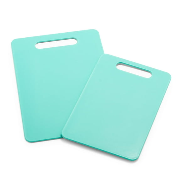 Greenlife Juego De Tablas De Cortar De 8 X 12 Pulgadas Y 10 X 14 Pulgadas, Extra Duraderas, Para Preparación De Comidas, Asas Antideslizantes, Resistentes A Grietas, Aptas Para Lavavajillas, Reversibl