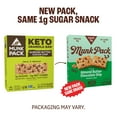MUNK PACK 1g Sugar Chewy Granola Bars, Cocoa Chip Almond Butter Low