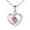 Pink, variant on Jewelry VerPetridure able and new peach heart-shaped love pendant necklace