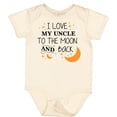 thumbnail image 3 of Inktastic I Love My Uncle to the Moon and Back Boys or Girls Baby Bodysuit, 3 of 5