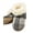 White/ Black, variant on Women's Buffalo Check Faux Fur Slipper with Non-Slip Grip Sole Stretch One Size