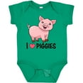 thumbnail image 3 of Inktastic I Love Piggies- Cute Pig Boys or Girls Baby Bodysuit, 3 of 5