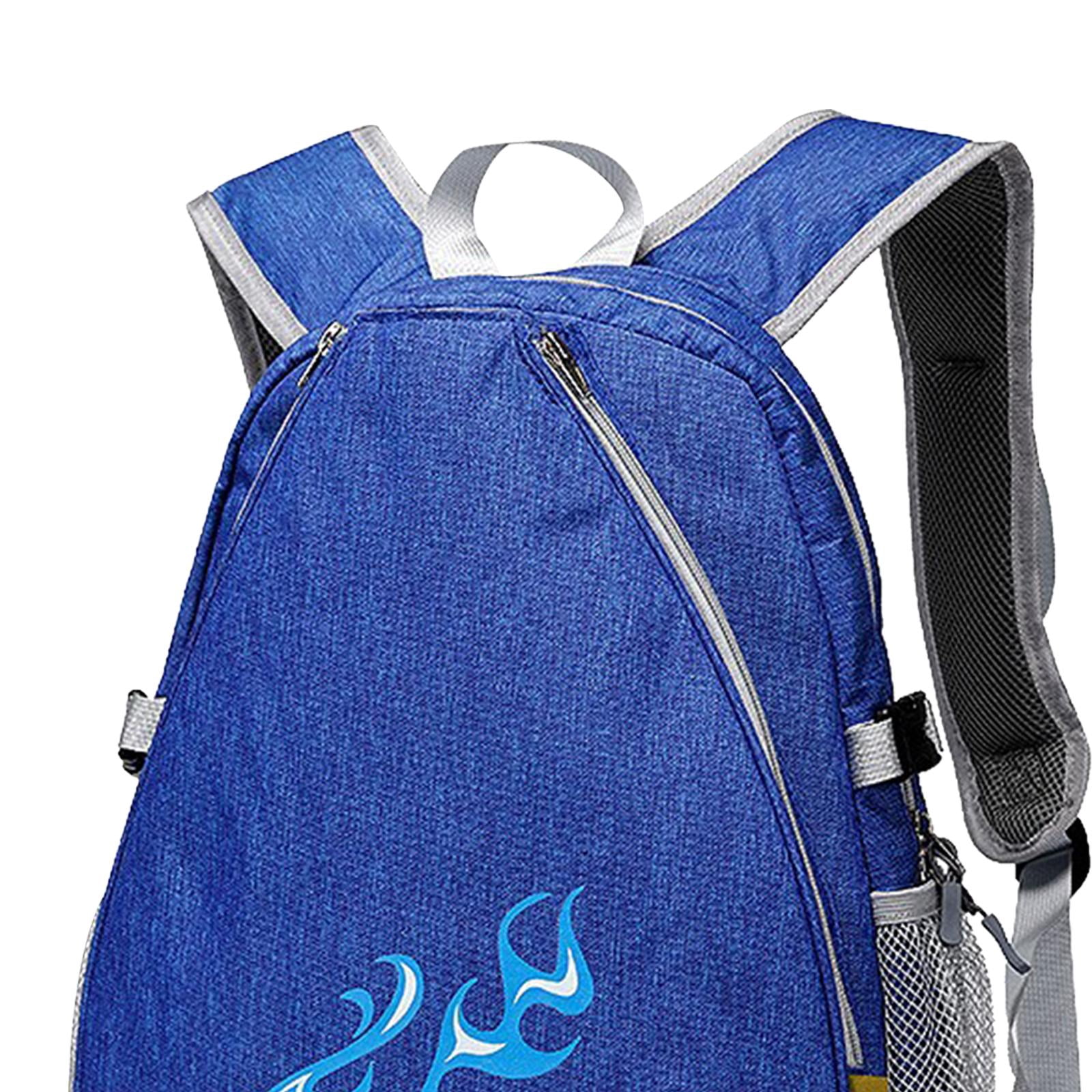 DimyFew Tennis Racket Bag Pickleball Racket Backpack Waterproof Outdoor Organizer Pocket Deep Blue
