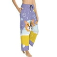 thumbnail image 2 of Xecao Corgi Washing in Bathtub Women's Straight Lounge Pajama Pants: The Epitome of Relaxed Sleepwear, 2 of 9