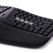 KINESIS mWave Ergonomic Keyboard for PC (Black) | Mechanical Switches | Bluetooth & USB | Programmable | Backlit | Windows Modifiers & Hotkeys