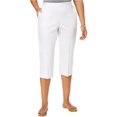 thumbnail image 2 of Alfred Dunner In The Limelight - Pantalones casuales para mujer, color blanco, 14 Alfred Dunner Pantalones, 2 of 2
