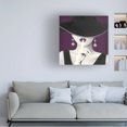 thumbnail image 3 of Marco Fabiano 'Haute Chapeau Purple I v2' Canvas Art, 3 of 3