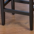 thumbnail image 6 of Angela Backless Black Leather Counter Stool (Set of 2), 6 of 6