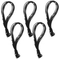 thumbnail image 1 of GAXIRE 5Pcs Trampoline Net Tie Down Rope Black Practical Design Easy Installation for Trampoline Net Securing, 1 of 6