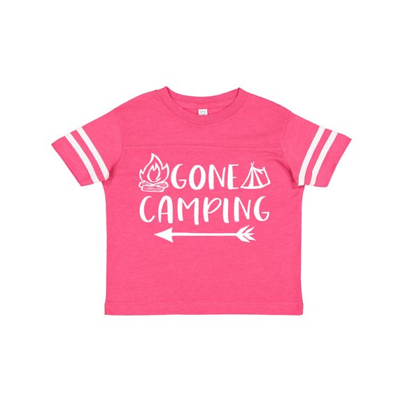 Inktastic Gone Camping Boys or Girls Toddler T-Shirt