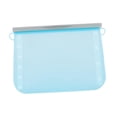 thumbnail image 3 of Tnarru Reusable Freezer Bag, Silicone Reusable Storage Bag, Food Meal Prep Storage Container for Snack, Lunch, Travel, Sandwich Blue, 3 of 8