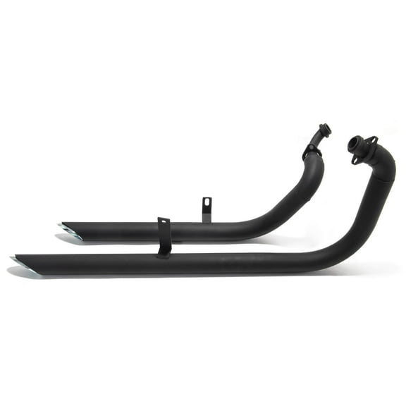 Black Muffler Exhaust System Pipes Silencer For YAMAHA Virago V Star XV125 XV250