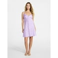 thumbnail image 2 of No Boundaries Sleepwear Slip Dress, Women's XS-XXL, 2 of 5