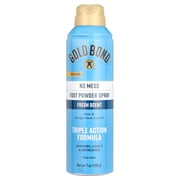 Gold Bond No Mess Talc-Free Foot Powder Spray, 7 oz., Fresh Scent