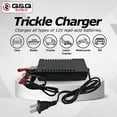 thumbnail image 3 of Q&Q BASICS Portable 12V Auto Car Battery Charger Trickle Maintainer Boat Motorcycle, 3 of 8