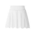 thumbnail image 6 of HAOTAGS Teen Girl A-line Pleated Skirts, High Waisted Sport Skorts Shorts White 4 Years, 6 of 8