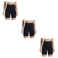 thumbnail image 3 of Minnieouse Pantalones cortos de cintura alta para mujer, sin costuras, con bolsillo lateral, para levantamiento de glúteos y caderas, para Type1 NO1, 3 of 6
