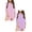 Pink 1PCS & Purple 1PCS, variant on LUOGENLI 2 Pack Little Girl's Kids Swimsuit Beach Cover up for Girl Chiffon Shirt Bikini Beachwear Bathing Suit Beach Dress Swim Coverup Summer Fourth of July Dresses for Girls 10-12 M