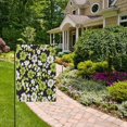 thumbnail image 2 of Yayeee Garden Flag 12"x18" Double Sided Outdoor Yard Lawn Holiday Decorations, Green Flower Pattern, 2 of 6