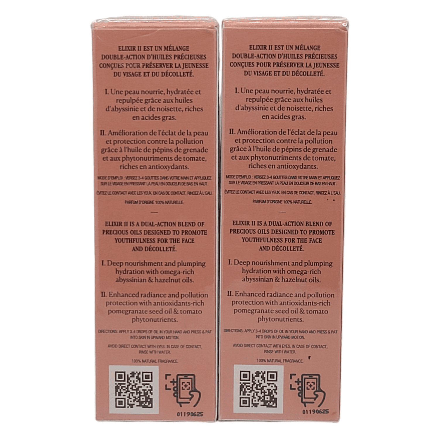 2 Pack Bastide Elixir II Nourishing Face And Neck Oil 1oz/30ml
