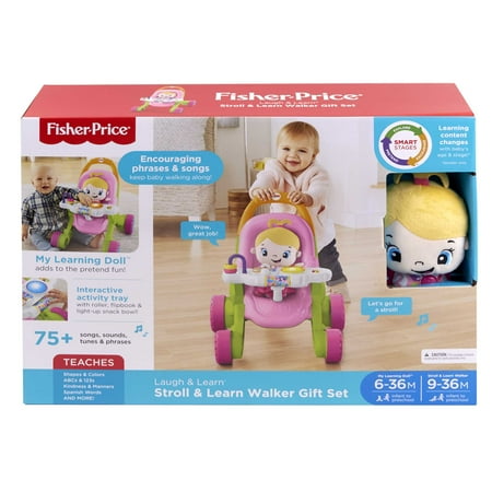 Fisher-Price - Laugh & Learn Stroll and Learn Walker and Doll