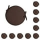 thumbnail image 1 of Bearachild Cojines Cómodos De Algodón Para Comedor Exterior - Patios De Alta Resistencia E Indeformables Marrón Oscuro 30cm Marrón oscuro 30 centimetros 10Conjunto, 1 of 6