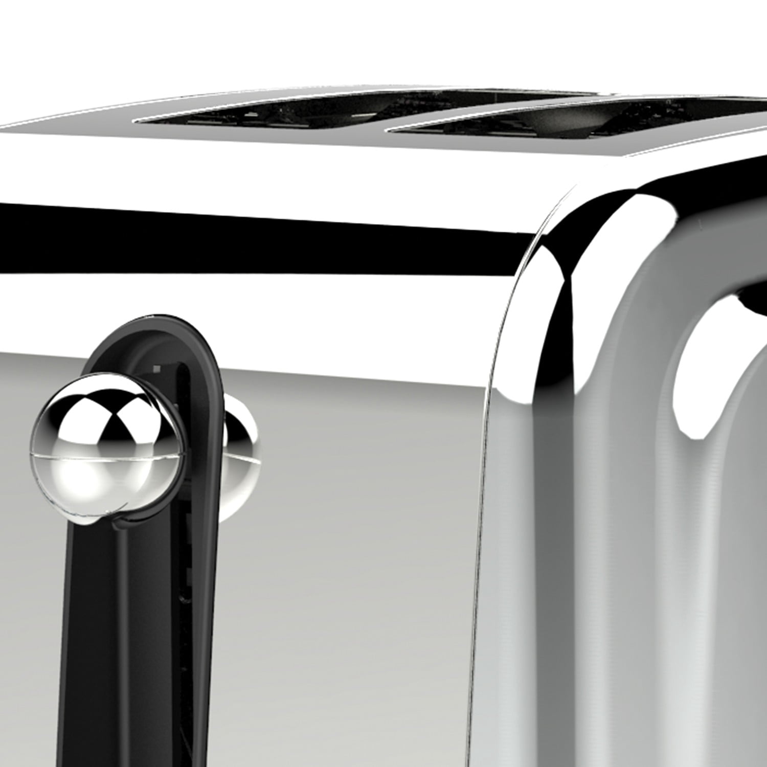 Brentwood Select TS-226S Extra Wide Slot 2-Slice Toaster, Stainless Steel