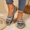 thumbnail image 2 of Domzle Women's Lightweight Breathable Slip-On Loafers, Business Casual Work Flats Beige 38, 2 of 6