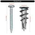 thumbnail image 5 of TIERPOP multifunction Wall Hanging set Anchors & Screws Drilling Screws with Anchors Upgrades for Easy Installations in Dry, 5 of 7