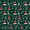 Red Christmas Trees, variant on Yayeee Faucet Mat for Kitchen Sink 14.7" Diatomite Long Splash Guard Pad, Pixel Love