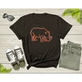 thumbnail image 4 of Colorful Rhinoceros Hippopotamus Wild Hippo Animal Wildlife T-Shirt Rhino Lover Gift Graphic T Shirt for Men Women Boys Girls Teens Tshirt, 4 of 8