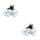 thumbnail image 3 of Kearding Elegante ramo de novia para una impresionante decoración de bodas en interiores o exteriores. blanco 2Conjunto, 3 of 6