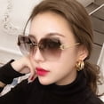 thumbnail image 2 of Womens Vintage Sunglasses Polygonal Resin Lens Metal Frame UV400 Protection Trendy Street Eyewear Everyday Use, 2 of 4