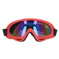 thumbnail image 4 of Large Dog Goggles, Impact Resistant Comfortable Frame Colorful Lens Dog Wear Sunglasses  For Riding Motorcycle 3004 Red Frame, 4 of 8