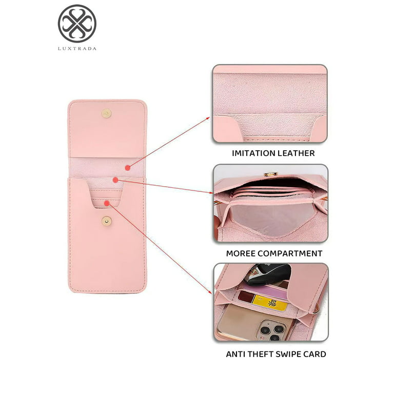 Ludlz Touch Screen Purse, Cell Phone Purse Crossbody Bags for Women Small,  Mini Crossbody Phone Case 7.6