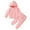 Pink, variant on Happy Town Toddler Fall Outfits for Girl Boy Long Sleeve Hoodie Top and Long Sweatpants Set Toddler Sweatsuit
