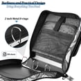 thumbnail image 4 of FORMRS Zipper Binder with Shoulder Strap 2-inch Ring 500 Sheet Capacity File Bag, Black Roses, 4 of 5