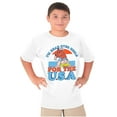 thumbnail image 5 of Retro Cartoon Head Over Heels for USA Crewneck T Shirts Boy Girl Teen Brisco Brands M, 5 of 6